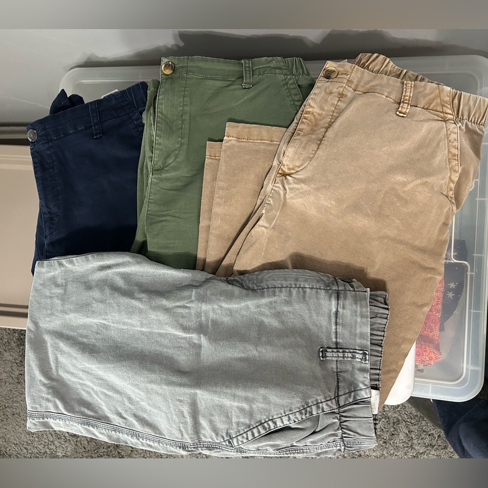 Old Navy Women’s Chinos in Navy, Olive, Khaki, and Gray